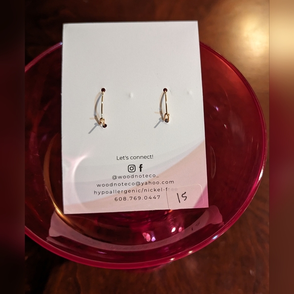 NWT Handmade Earrings by Woodnoteco, La Crosse, WI - Picture 4 of 4
